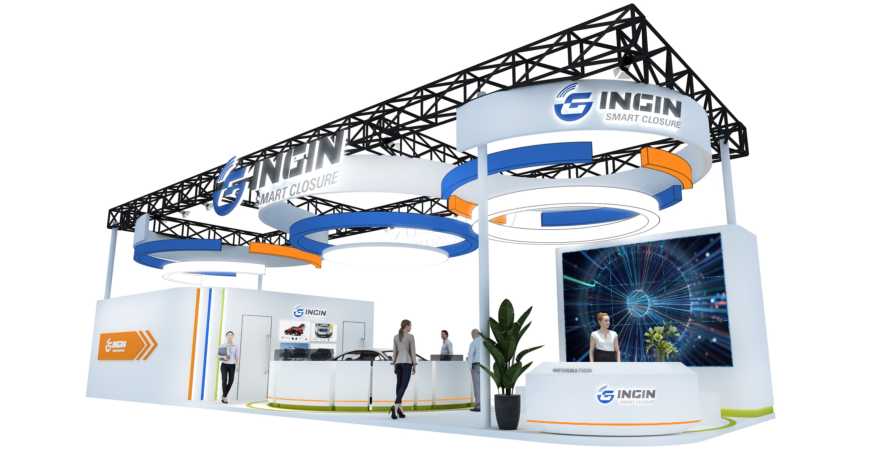 INGIN Showcases Automotive Smart Closure Solutions at the 2023 Auto Shanghai