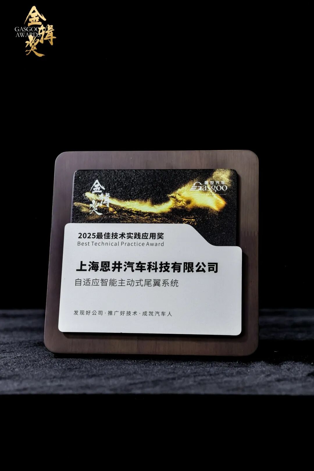 INGIN Wins the 2025 Gasgoo Awards for Best Technical Practice Award(图3)